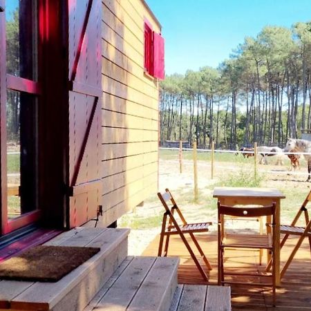 Hotel Roulottes Cocooning Au Coeur Des Landes Mées Exteriér fotografie