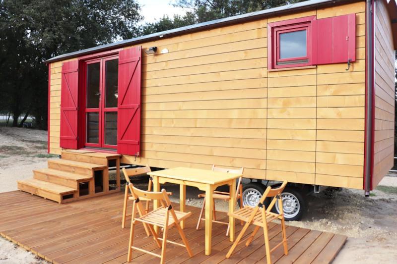 Hotel Roulottes Cocooning Au Coeur Des Landes Mées Exteriér fotografie